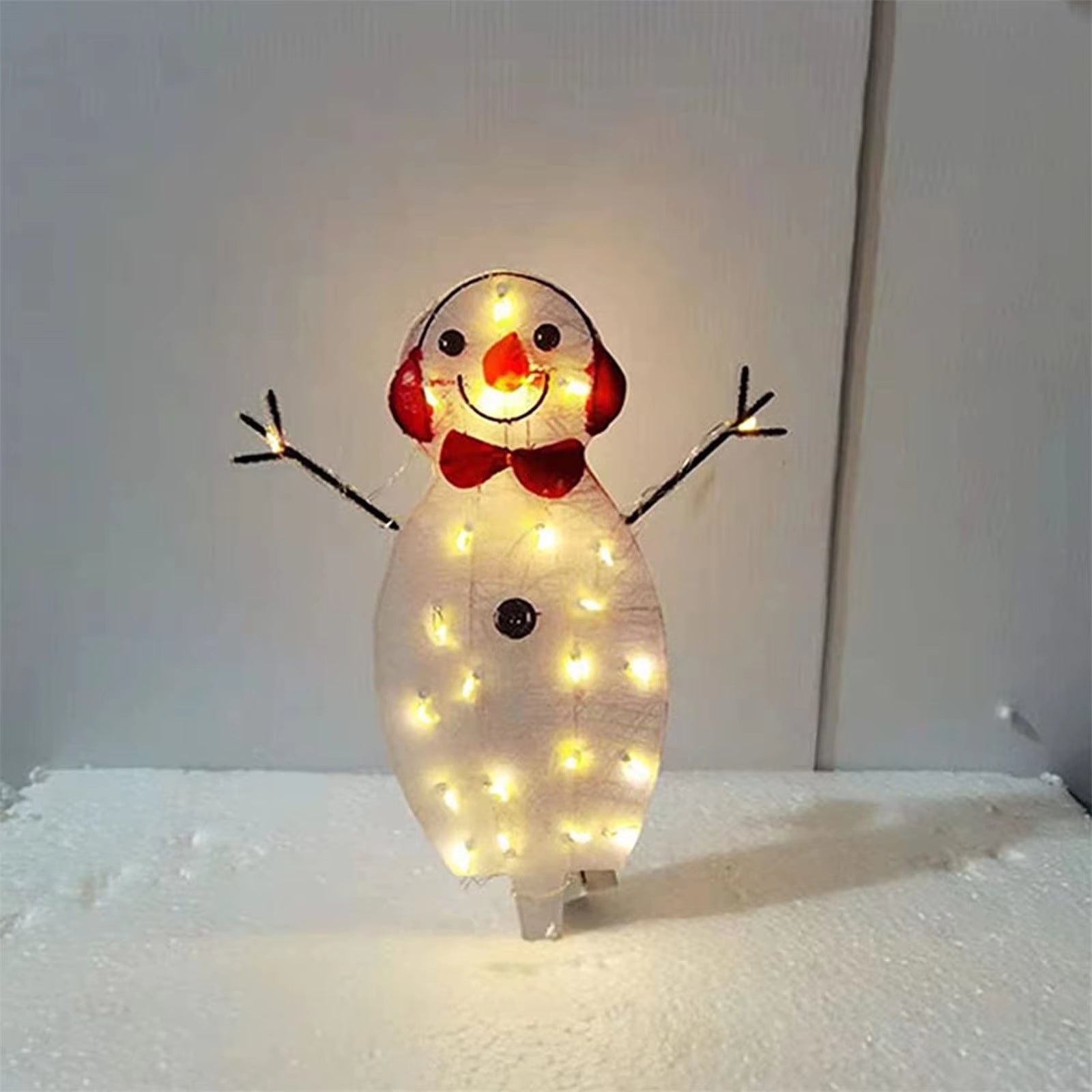 Snowman Christmas Inflatable Outdoor Decorations Santa Claus LED Light Outdoor Christmas Decoration for Home Garden New Year